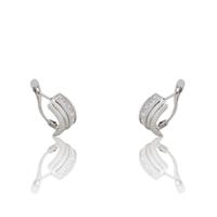 Pendiente oro blanco 18 quilates