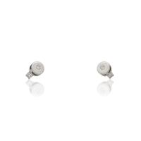 Pendiente diamante oro 18 quilates