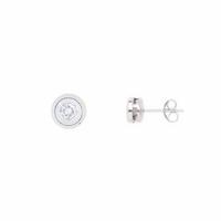 Pendiente diamante oro 18 quilates