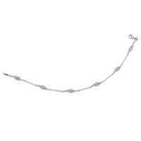 Pulsera oro blanco 18 quilates