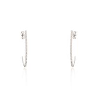 Pendiente diamante oro 18 quilates