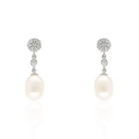 Pendiente diamante oro 18 quilates