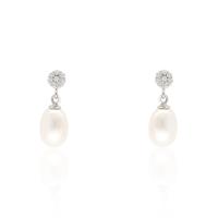 Pendiente diamante oro 18 quilates
