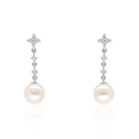 Pendiente diamante oro 18 quilates