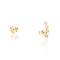Pendiente diamante oro 18 quilates
