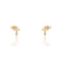 Pendiente diamante oro 18 quilates
