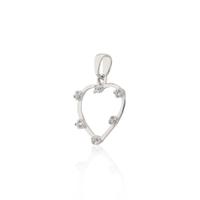 Colgante oro blanco 18 quilates