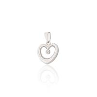 Colgante oro blanco 18 quilates