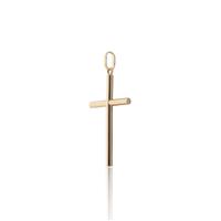 Cruz clasica oro 18 quilates 14mm
