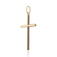 Cruz clasica oro 18 quilates 28mm