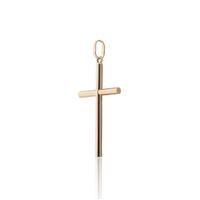 Cruz clasica oro 18 quilates 16mm