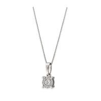 Gargantilla diamante oro 18 quilates