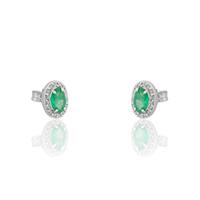 Pendiente diamante oro 18 quilates