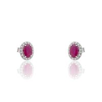 Pendiente diamante oro 18 quilates
