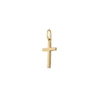 Cruz lisa oro 18 quilates palo cuadrado 12mm