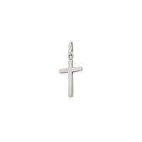 Cruz oro blanco 18 quilates 12mm