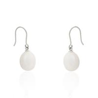 Pendiente oro blanco 18 quilates