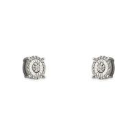 Pendiente diamante oro 18 quilates