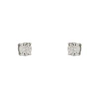 Pendiente diamante oro 18 quilates