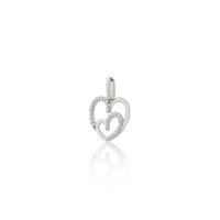 Colgante oro blanco 18 quilates