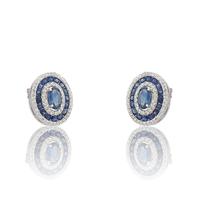 Pendiente diamante oro 18 quilates