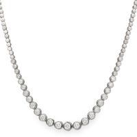 Gargantilla diamante oro 18 quilates