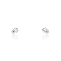Pendiente oro blanco 18 quilates