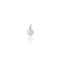 Colgante oro blanco 18 quilates