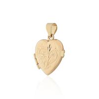 Colgante guardapelo corazon oro 18 quilates