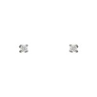 Pendiente diamante oro 18 quilates