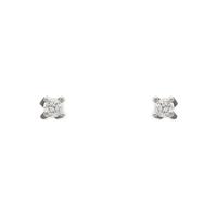 Pendiente diamante oro 18 quilates