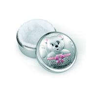 Caja guardadientes de leche Oso y Cesta Rosa