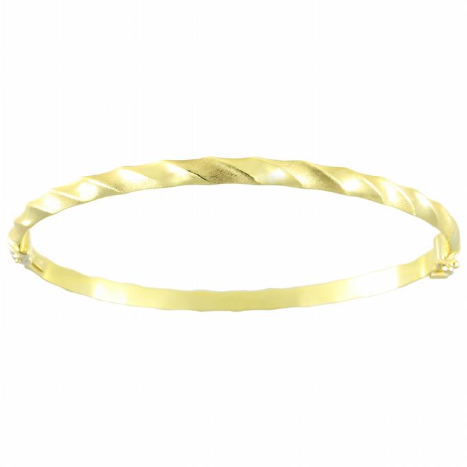 18k gold bangle