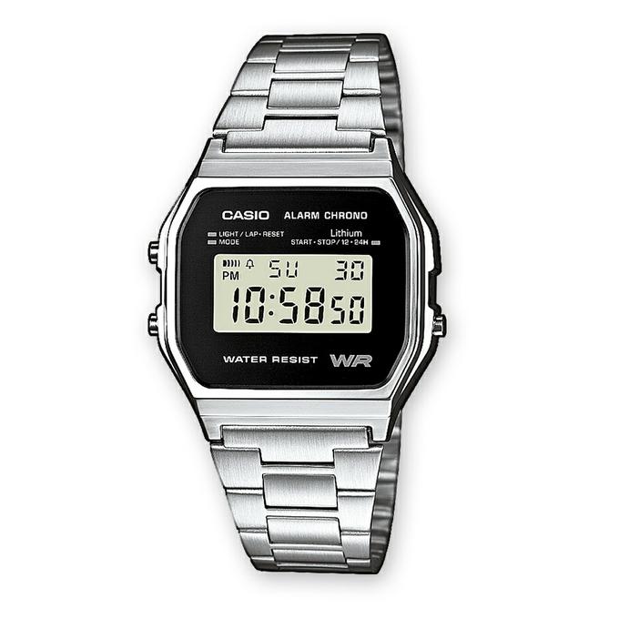 Reloj Casio Collection retro plateado