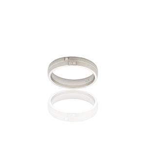Alianza Plata 4mm Mate 3 circonitas 2526-12