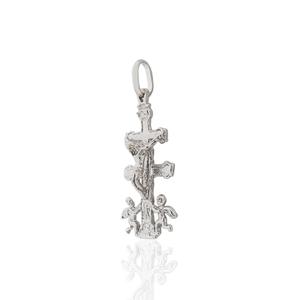 Cruz de Caravaca de Plata Calibre 22 x 11 mm. 4412