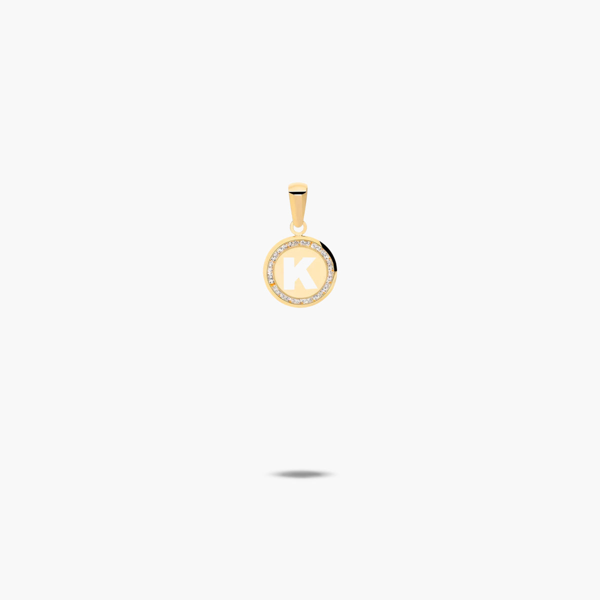 Colgante de oro 18K K TINY LETTER