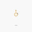 Colgante de oro 18K O TINY LETTER