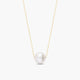 Collar de oro 18K perla 8mm