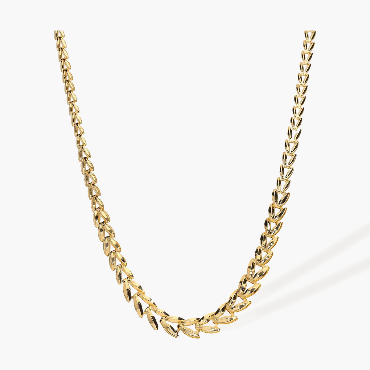 18ct gold necklace 45 cm TRITICALE | JOSE LUIS Joyerías