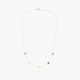 Collar de oro 18K circonita color 42-45 cm
