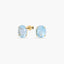 Pendientes de oro 18K topacio azul 10 mm COLORS