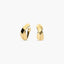 Pendientes de oro 18K enlazados 14 mm