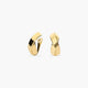 Pendientes de oro 18K enlazados 14 mm