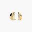 Pendientes de oro 18K circonitas bagué 16 mm