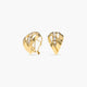 Pendientes de oro 18K circonitas bagué 16 mm