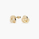 Pendientes de oro 18K nudo greca 10 mm