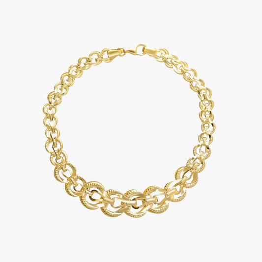 Pulsera de oro 18K 19 cm EQUUS