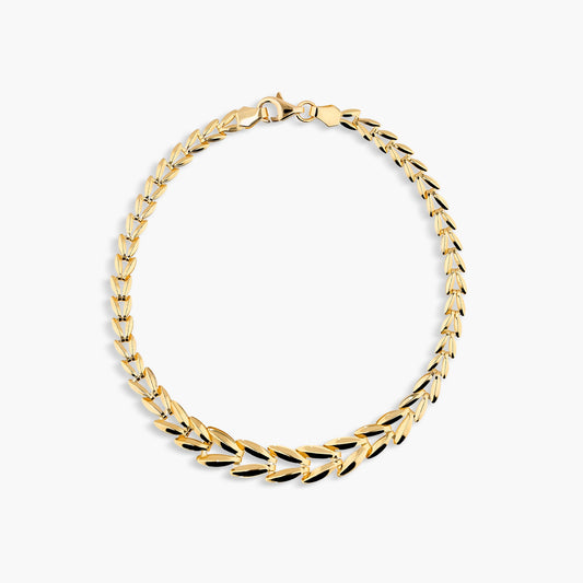 Pulsera de oro 18K 19 cm TRITICALE