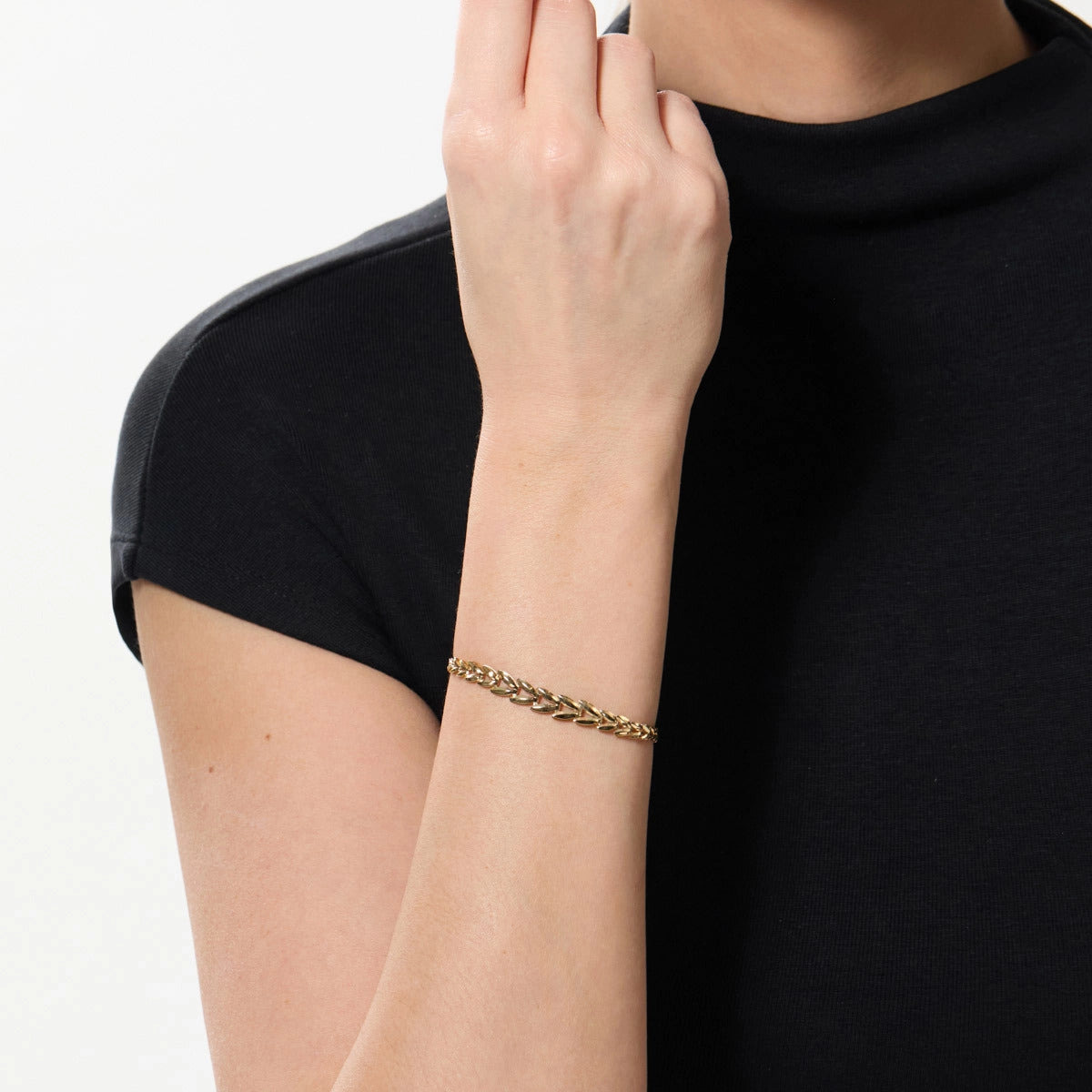 Pulsera de oro 18K 19 cm TRITICALE